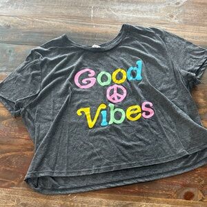 Good Vibes Cropped Top